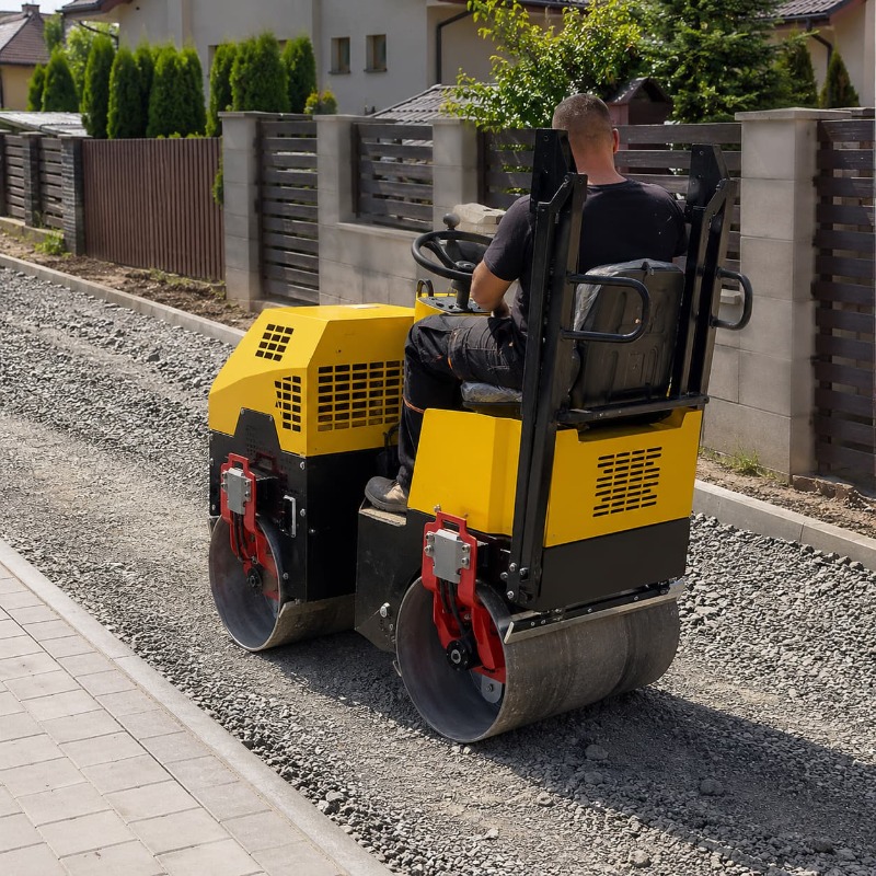 Heavy Equipment And Machinery - Double Drum Vibratory Road Roller Compactor
