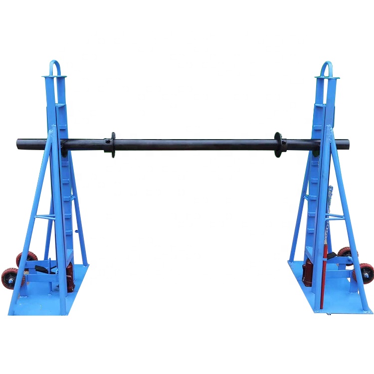 Heavy Equipment Jack Stands - Safety Heavy Load Cable Drum Jack