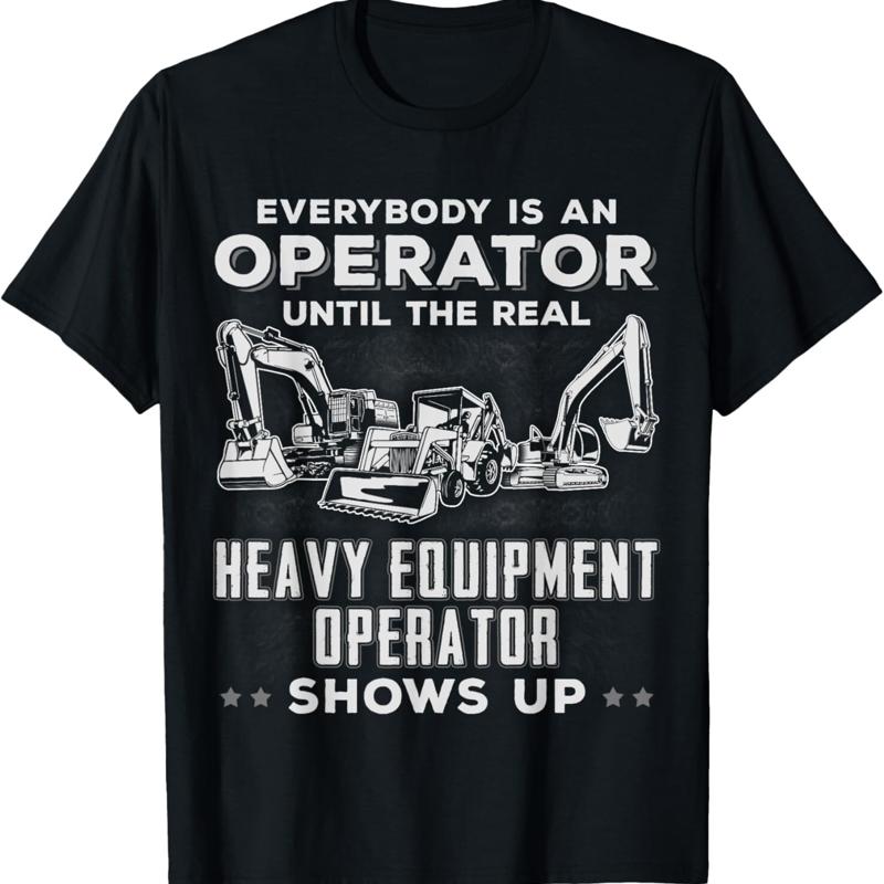 Funny Heavy Equipment Excavato – обзор и цена Heavy Equipment Operator Shirts