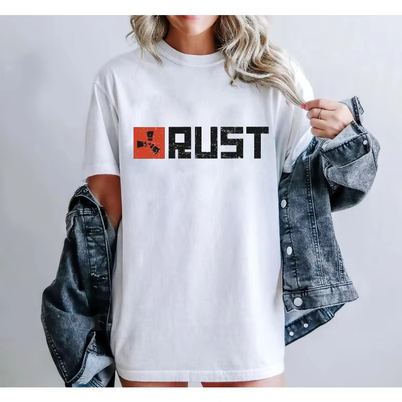 Rust Video Game T-Shirt: Unise – обзор и цена Heavy Equipment Operator Shirts