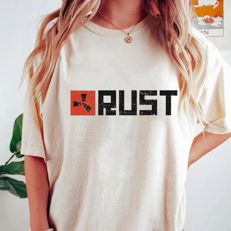 Rust Video Game T-Shirt: Unise – обзор и цена Heavy Equipment Operator Shirts