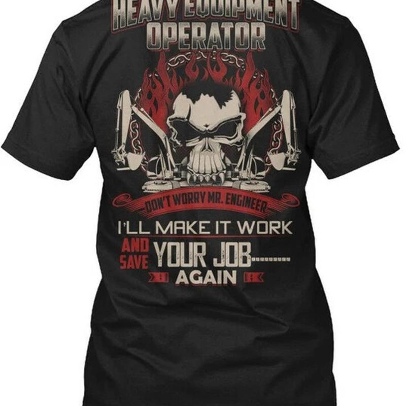 Fun Heavy Equipment Operator D – обзор и цена Heavy Equipment Operator Shirts