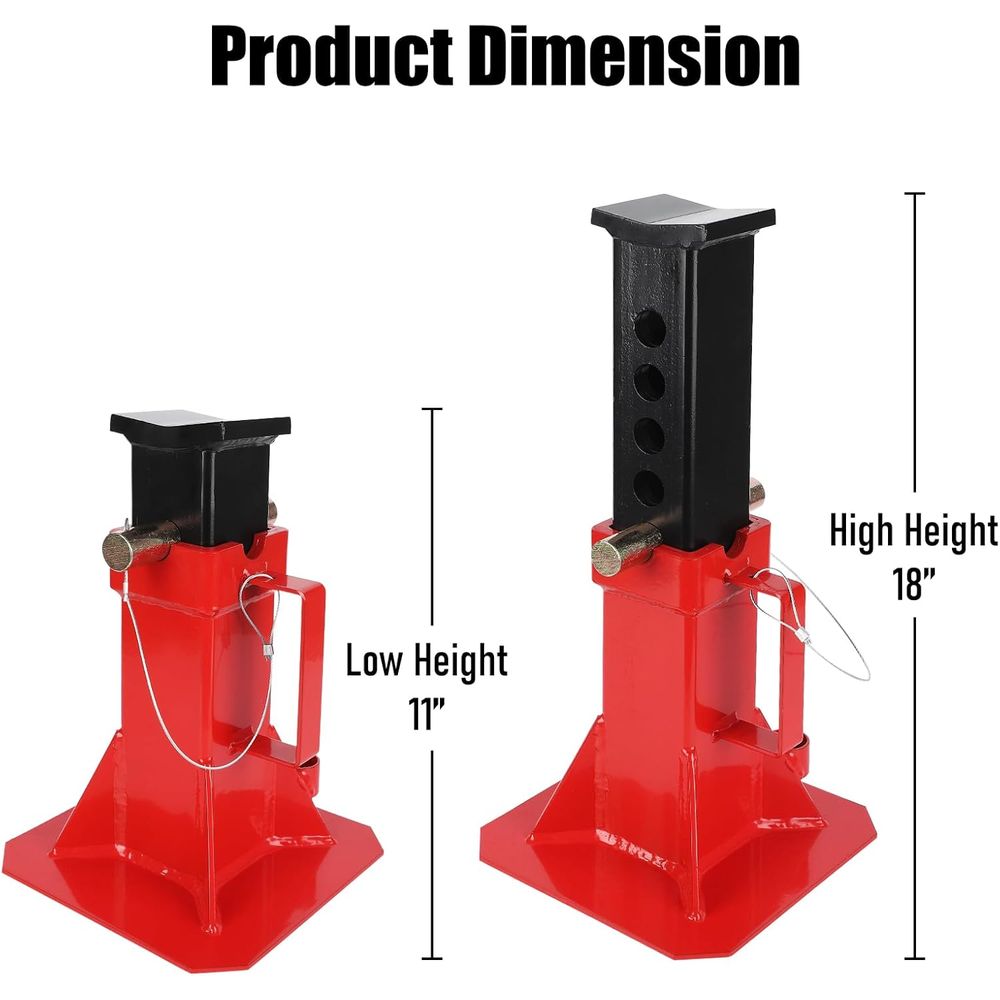 Heavy Duty Pin Type Profession – обзор и цена Heavy Equipment Jack Stands