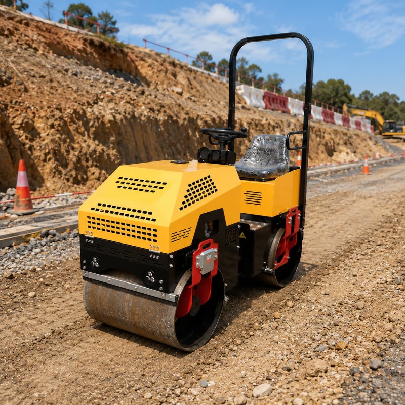 Double Drum Vibratory Road Rol – обзор и цена Heavy Equipment And Machinery