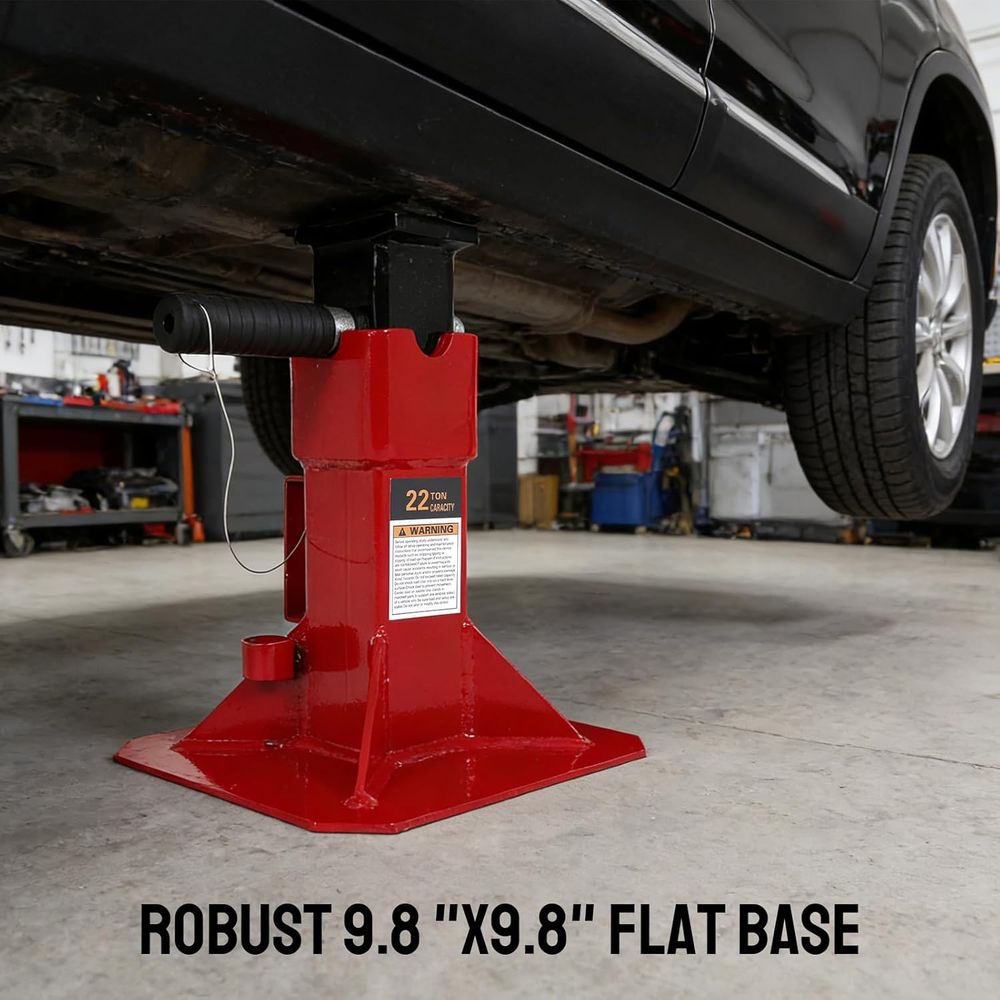 Pair of 22 Ton Heavy Duty Pin- – обзор и цена Heavy Equipment Jack Stands