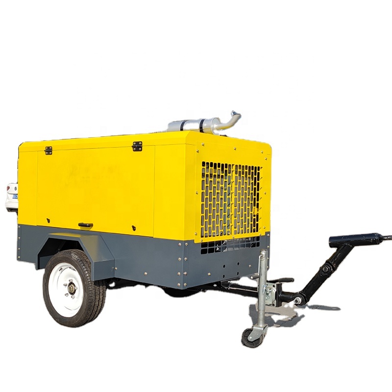 Portable Screw Air Compressor  – обзор и цена Heavy Equipment Mining