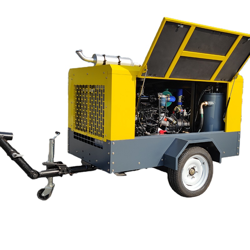 Portable Screw Air Compressor  – обзор и цена Heavy Equipment Mining