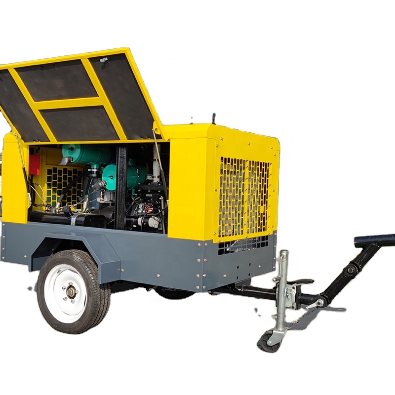 Portable Screw Air Compressor  – обзор и цена Heavy Equipment Mining