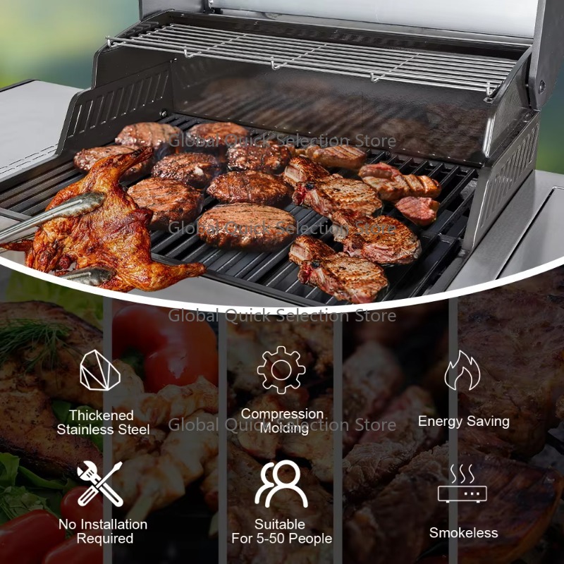 Heavy-duty Smokeless Gas BBQ G – обзор и цена Heavy Equipment Business