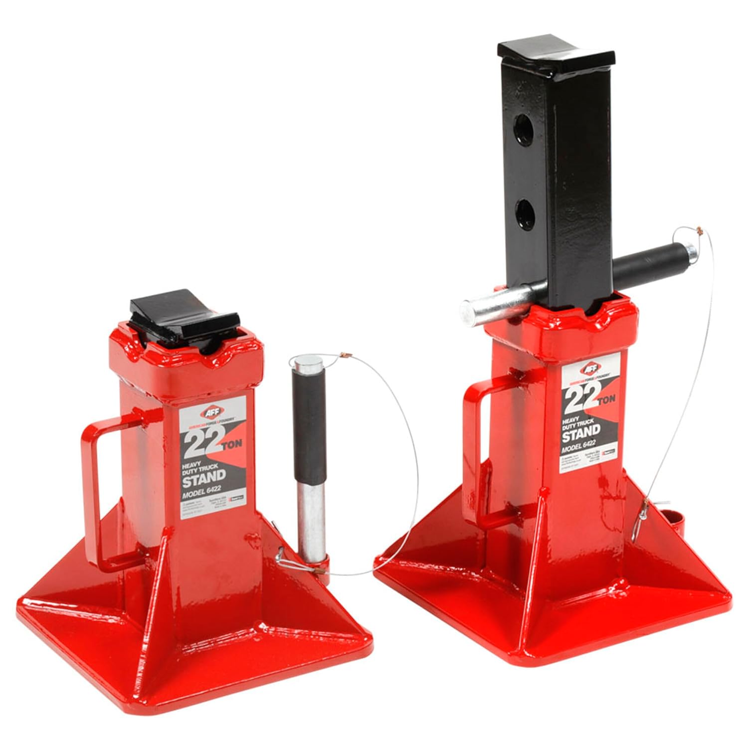 22 Ton Safety Stand Set - Heav – обзор и цена Heavy Equipment Jack Stands