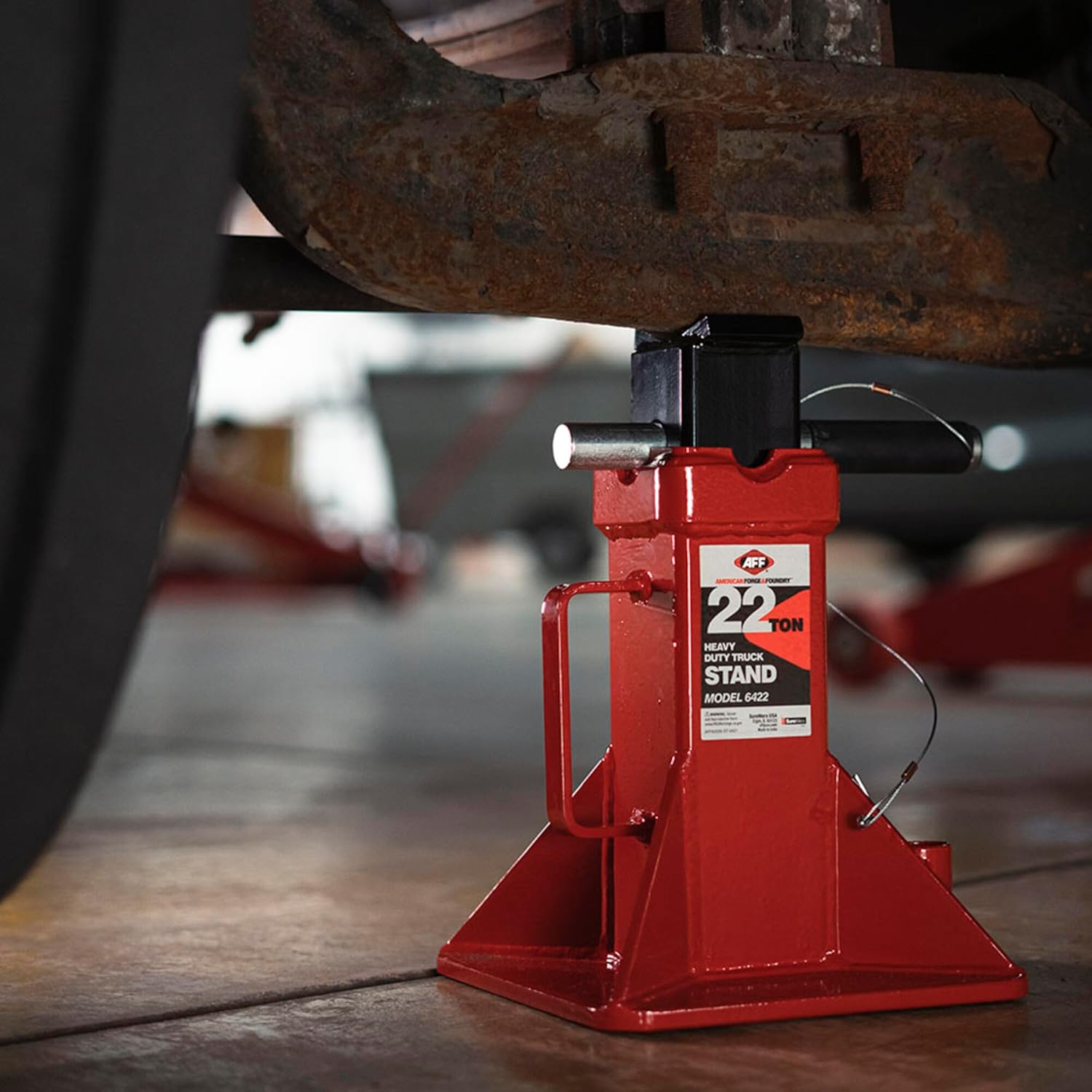 22 Ton Safety Stand Set - Heav – обзор и цена Heavy Equipment Jack Stands