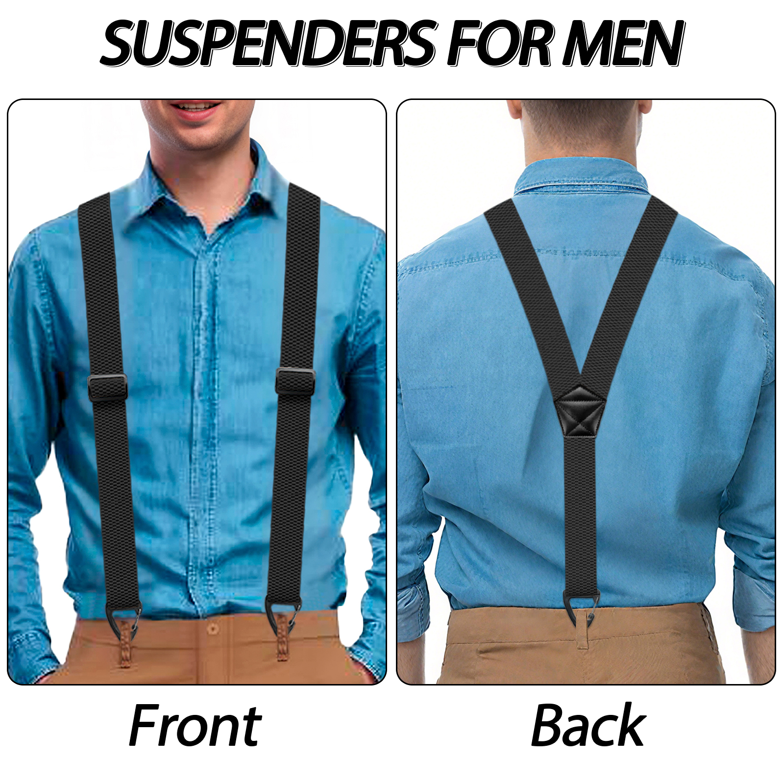 Hidden Suspenders for Men Heav – обзор и цена Heavy Equipment Operator Shirts